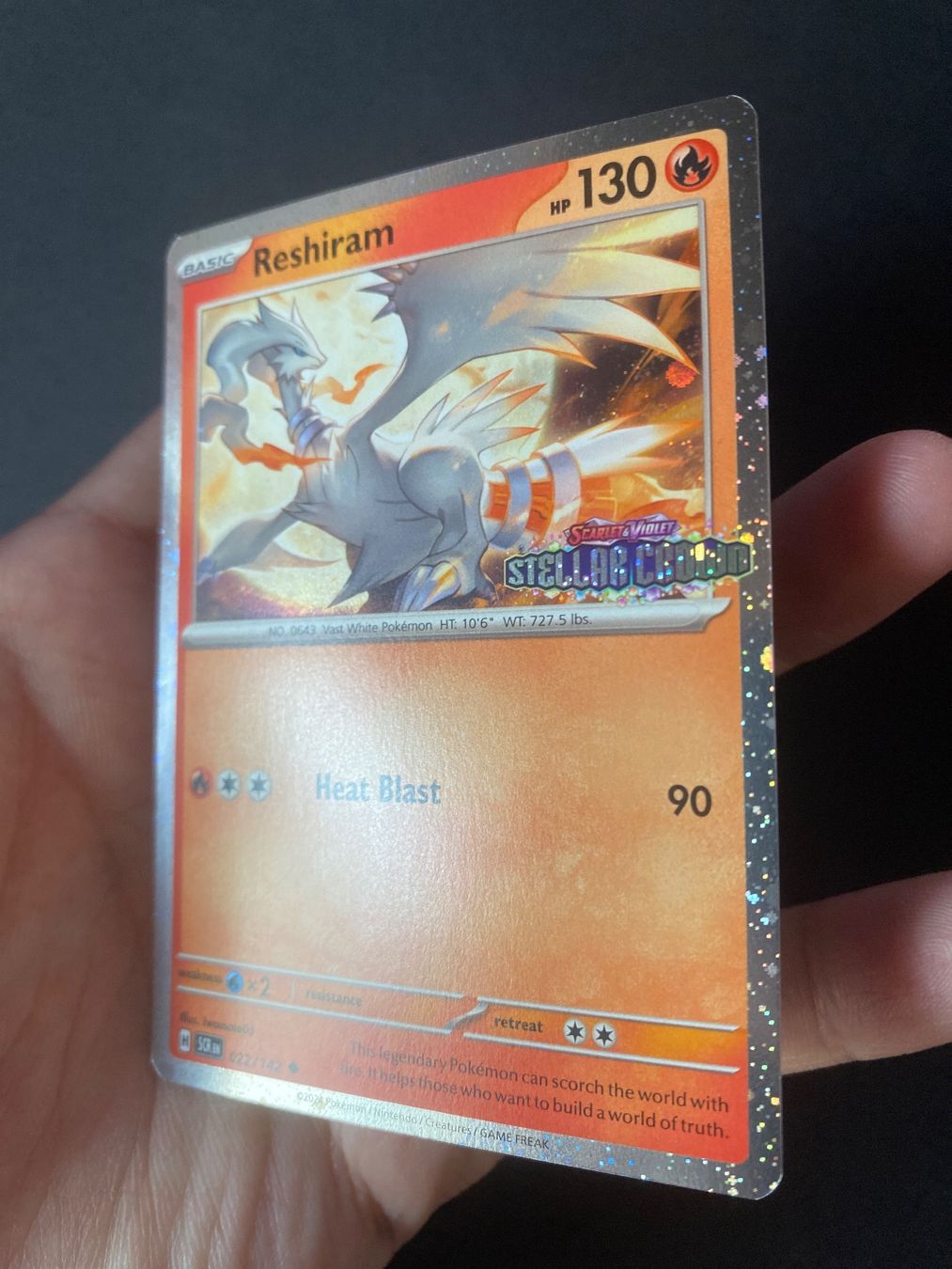 Pokémon Sammelbilder & Trading cards: Reshiram 22 - Stamped Promo - Stellar Crown - EN – Neu (gemäss Beschreibung) aus Hausen AG von Shrade 2