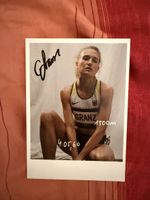 Foto Caterina Granz signiert 1500m 4.05,60 Doha 2019
