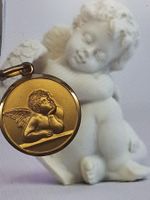 Schutzengel Anhänger, 18karat Gold 750
