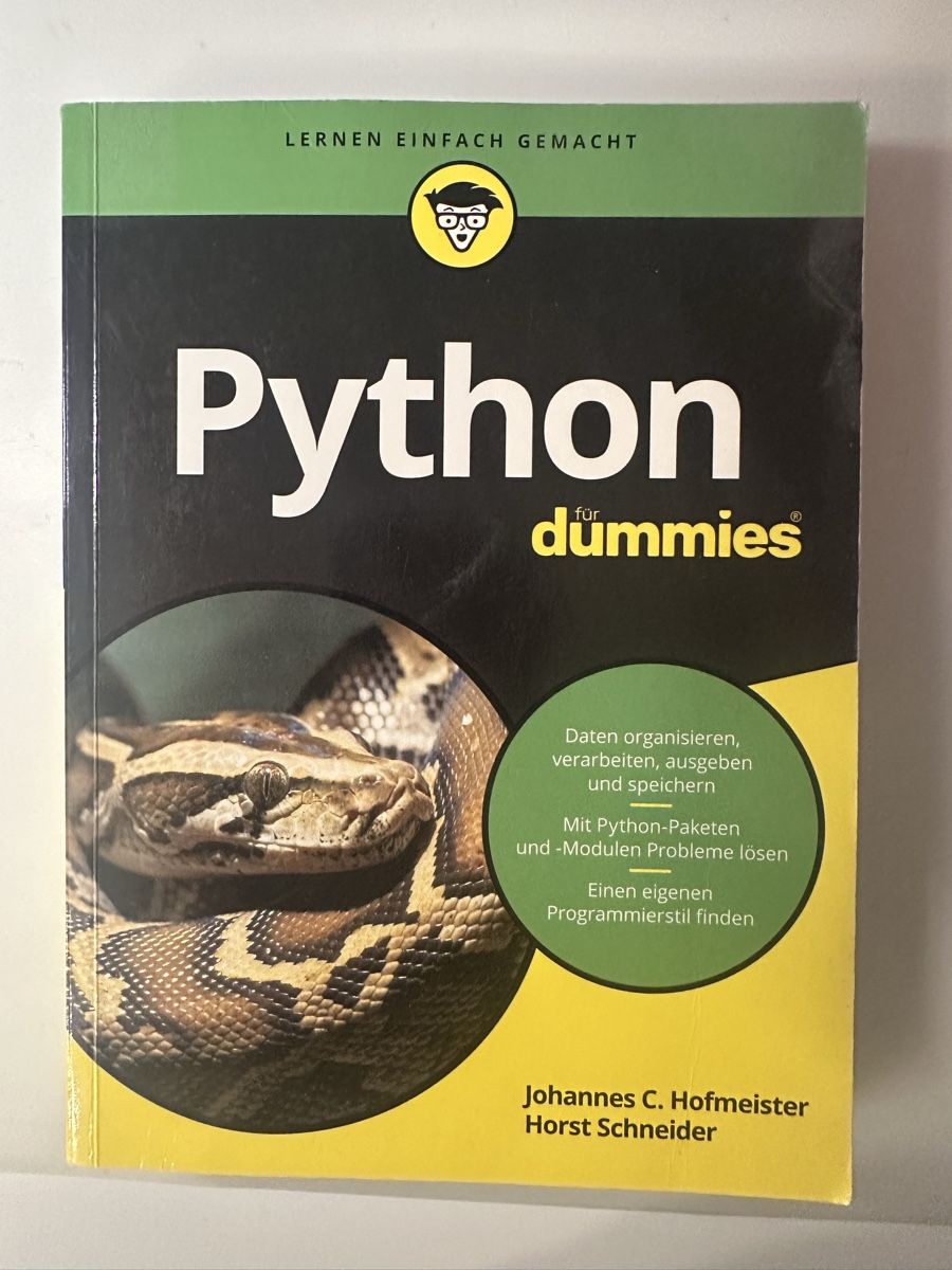 Bücher: Python für Dummies – Gebraucht aus Kerzers von emu53