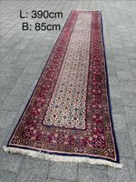 Läufer Teppich 390x85cm gemustert guter Zustand
