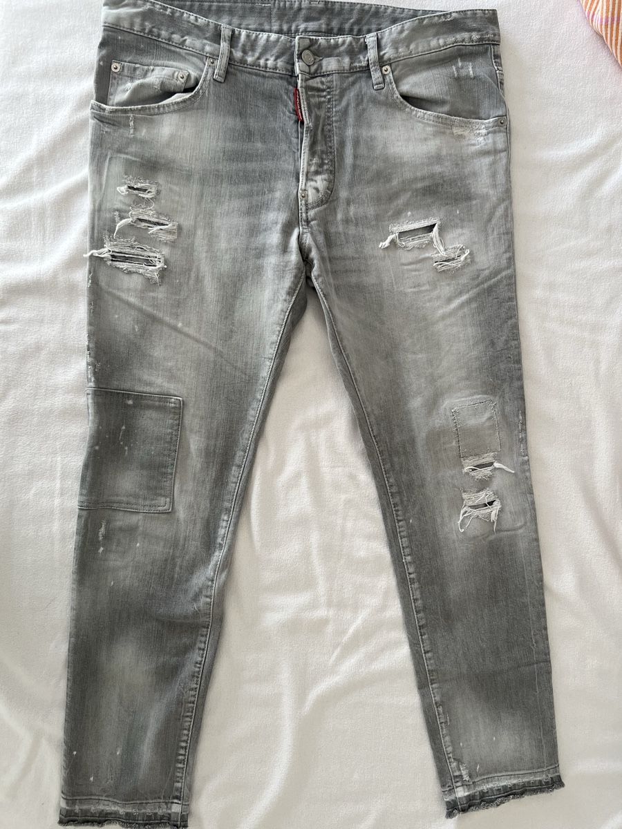 Dsquared2 Jeans: Dsquared2 Jeans Grey Size 52 Distressed Condition – Usato da Gossau ZH venduto da iulian7 1
