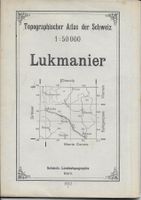 Topographischer Atlas LUKMANIER 1912