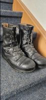 Militärstiefel, Schwarz,, Grösse 44-45