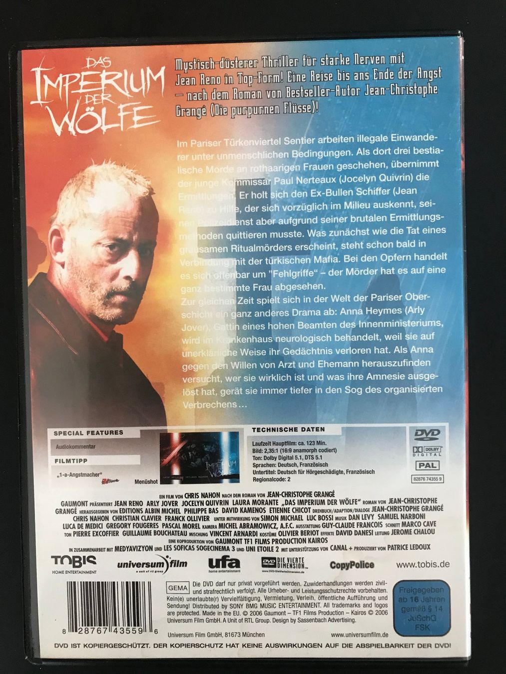 Tutti i DVDs: DVD - Das Imperium der Wölfe – Usato da Freudwil venduto da Feenland2010 2