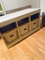 IKEA TROFAST Regal weiss mit Boxen