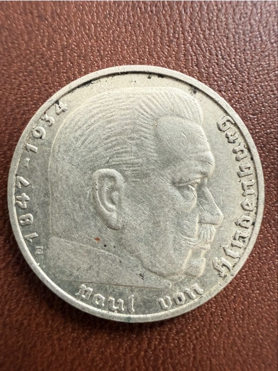 Alle Münzen: Pièce en argent 2 Reichsmark 1938 E – Gebraucht aus Malters von Niky.c