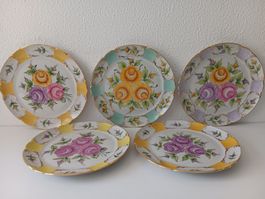 SUISSE LANGENTHAL 5 x assiettes / Teller (1975 + 1978)