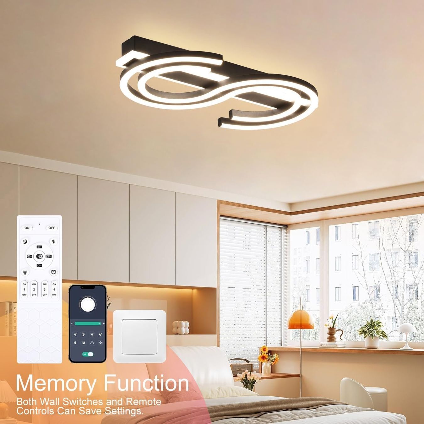 Kronleuchter & Deckenlampen: LED Deckenlampe Dimmbar 50W Deckenleuchte Wohnzimmerlampe – Neu und originalverpackt aus Wittenbach von VELARO 1