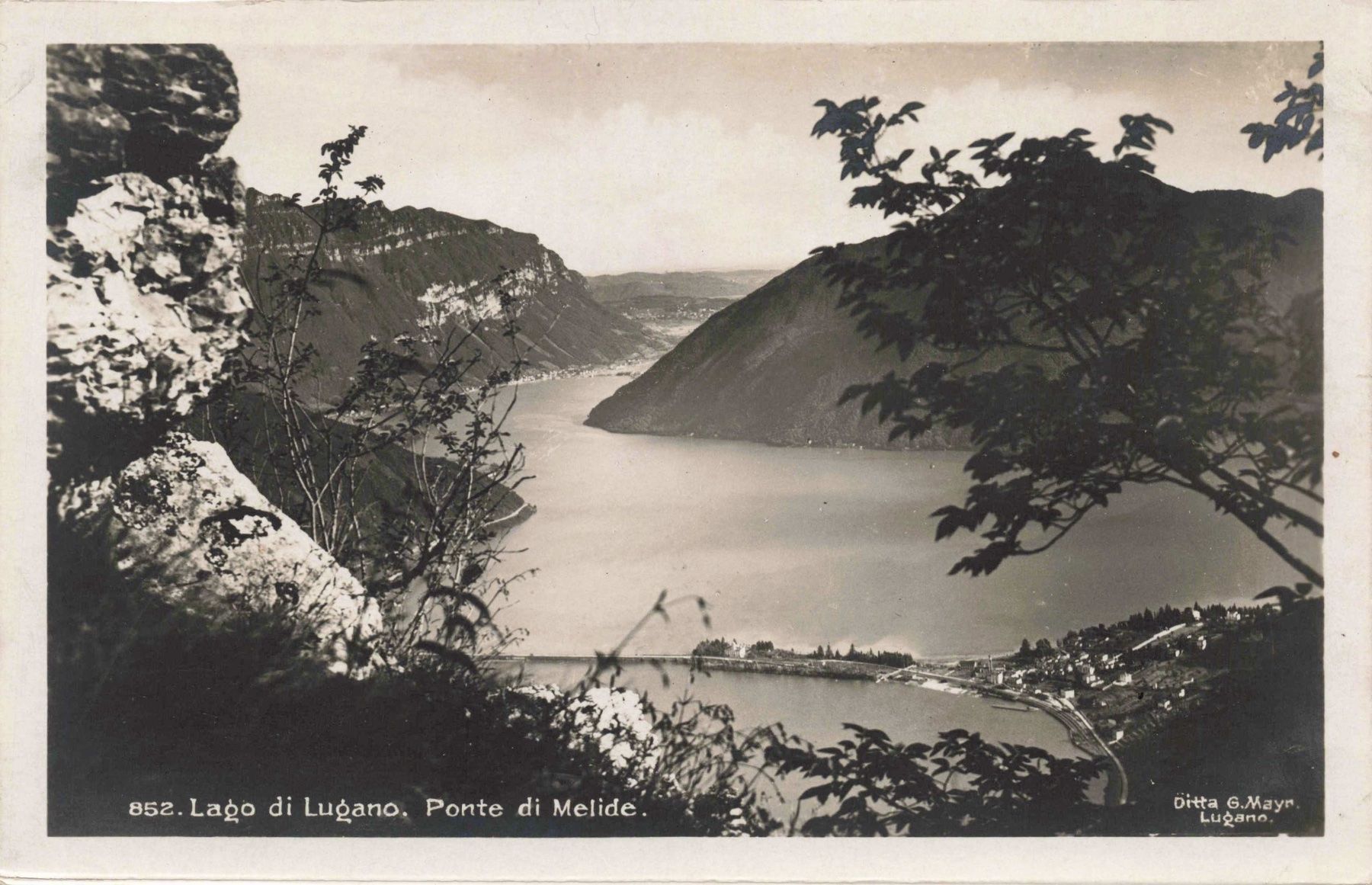 Cartoline postali: Melide T – Usato da Biasca venduto da Blenio71