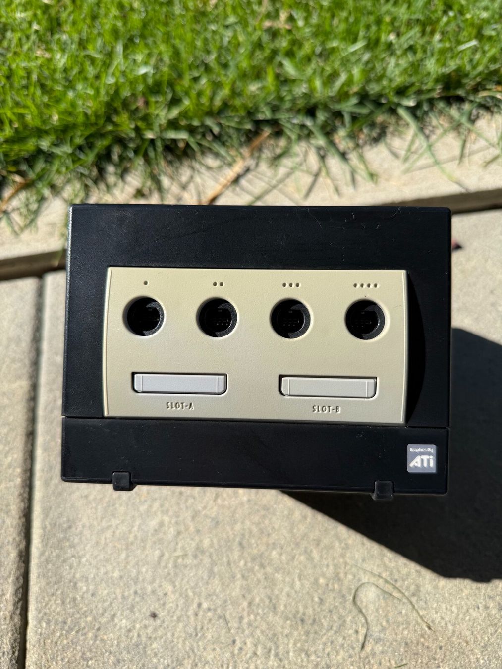 Nintendo Console: GameCube schwarz DOL-001 + 2 Controller, ohne Netzteil – Usato da Nussbaumen AG venduto da Macrozone 2