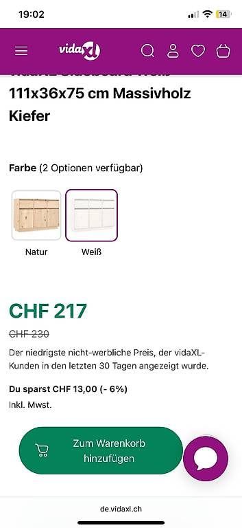 Cassettiere: 2 x Neu aufgebautes Sideboard – Usato da Zürich venduto da sopheli 2