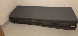 2 Tagesliege Rattan Optik mit nur 1er Auflage