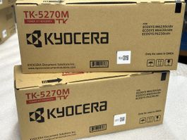 2x Kyocera TK-5270M Magenta Toner – Neu / Originalverpackt