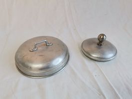 Blechdeckel, Aludeckel, Milchkesseli, Deckel, Alte Deckel