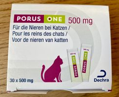 Porus One Pulver für Katzen mit Nierenprobleme 34 Sachets