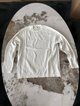 Zara Pullover weiss 