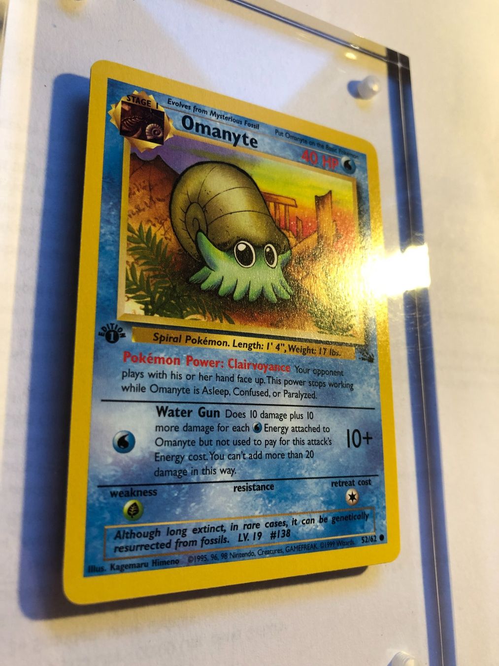 Carte collezionabili: Omanyte 1st Fossil - MINT - ab 1.- – Usato da Giubiasco venduto da dan_pr8b 1
