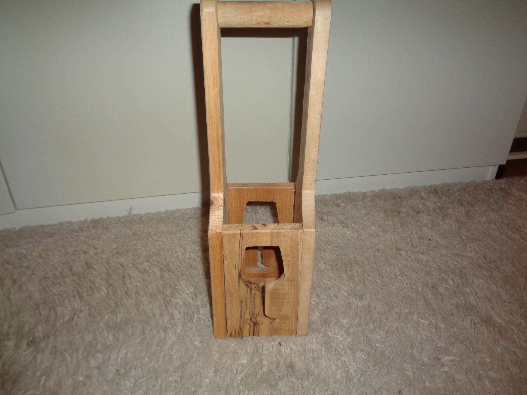 Portabottiglie: *** Flaschehalter *** / Holz – Usato da Othmarsingen venduto da Leuchtturmlady 3