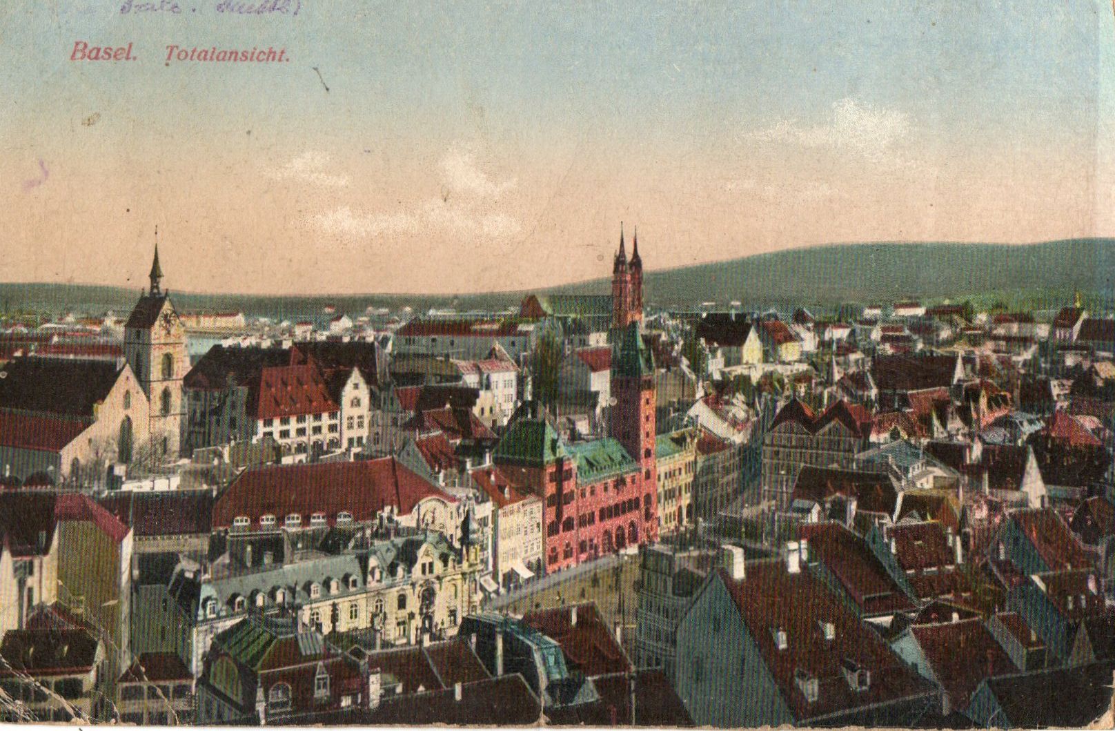 Cartoline postali: Basel - Totalansicht – Usato da Melano venduto da pisonsdro