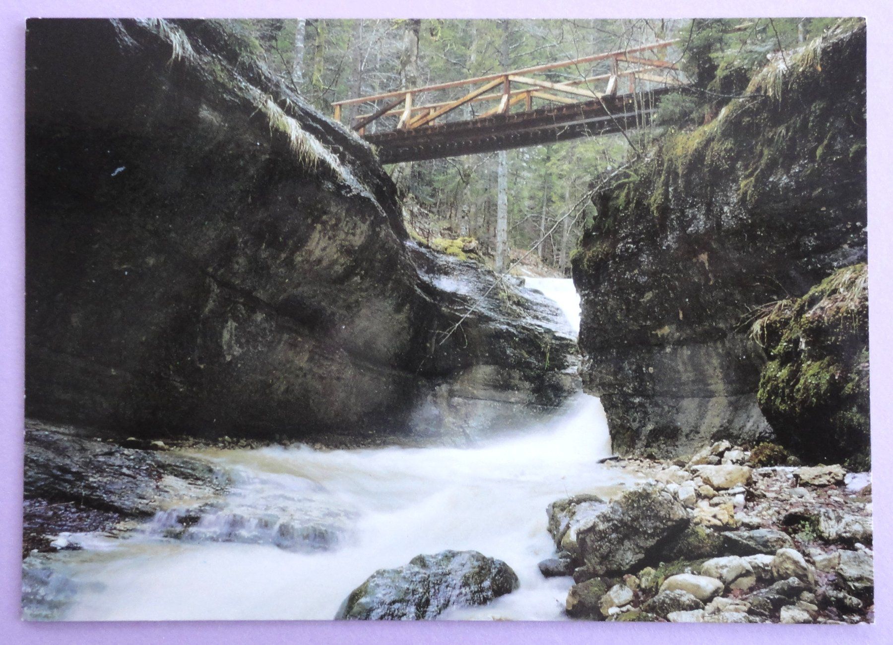 Cartoline postali: Gorges de la Poëta-Raisse, Fleurier – Usato da Fétigny venduto da Billy2miny
