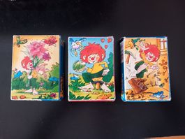 3 Mini-Puzzles Pumuckl 24 Teile, Vintage