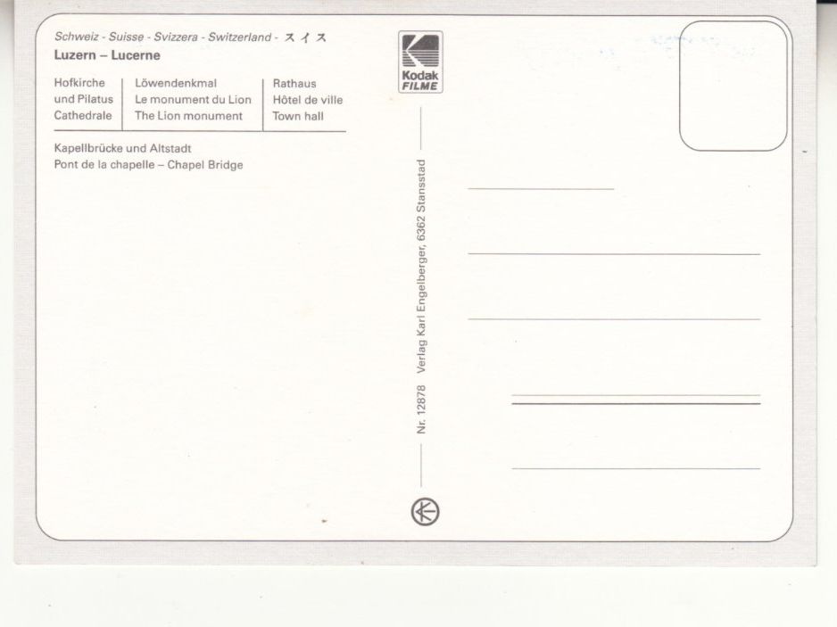 Cartes postales: Luzern ca. 1980 – D'occasion à Bürglen TG par StampGraf 1