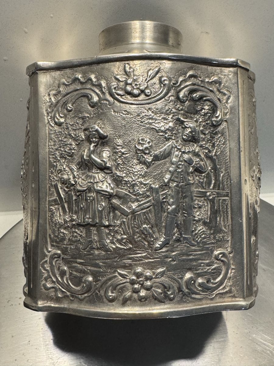 Teiere: wunderschöne Teebox / Silber / 800er / 299g / Ende 19 j.h – Usato da Rüthi (Rheintal) venduto da vla_859r