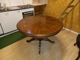 Antiker runder Tisch Esstisch Ø120cm Höhe 75cm