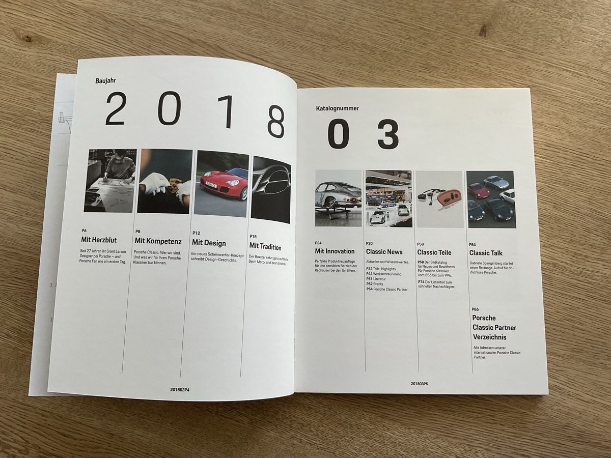 Libri: Porsche Classic Katalog "Originale" 03/2018 - Top! – Usato da Brig venduto da Ruffi74 2