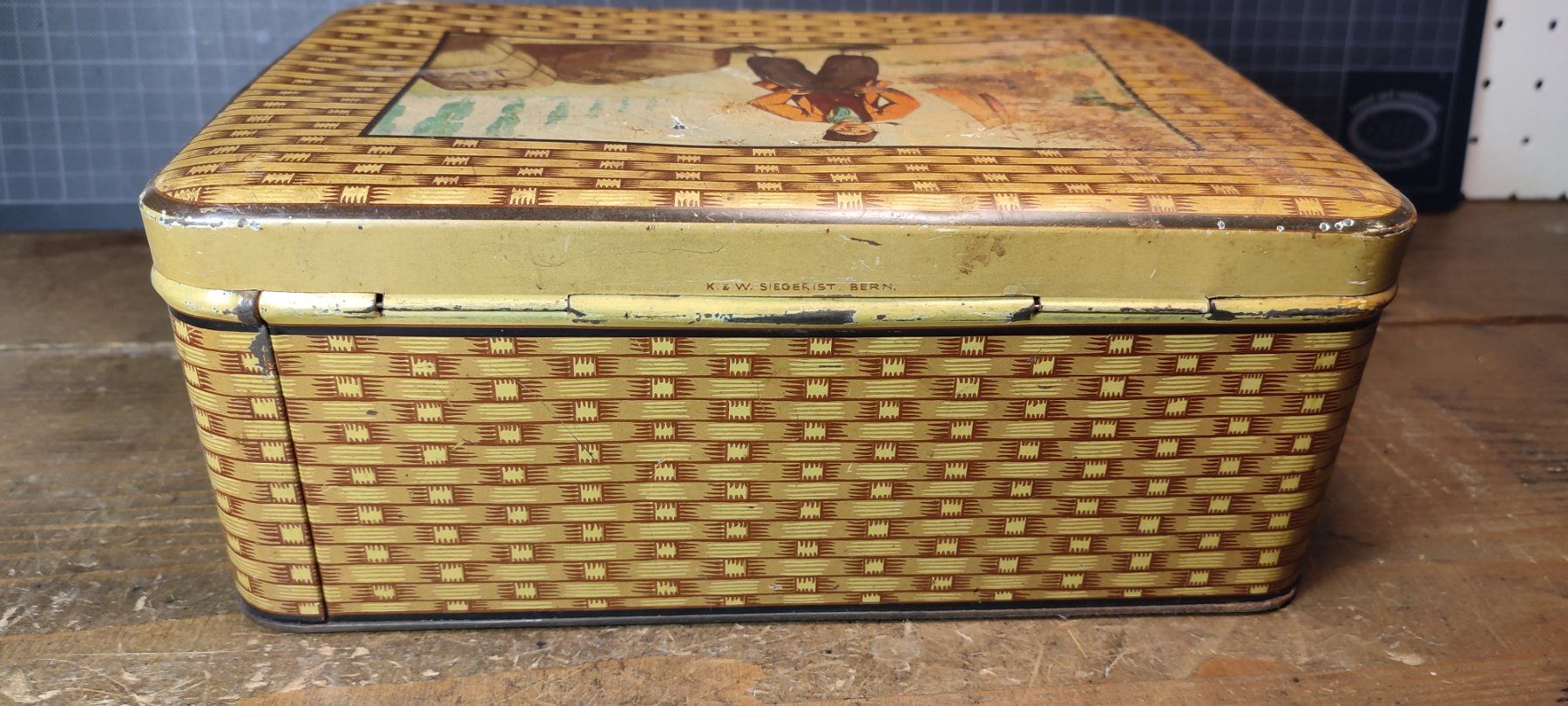 Barattoli: Wunderschöne alte Blechdose WIDMER CIGARRENFABRIK HASLE b.B. – Usato da Gelterkinden venduto da MYSTOREFORYOU4460 5