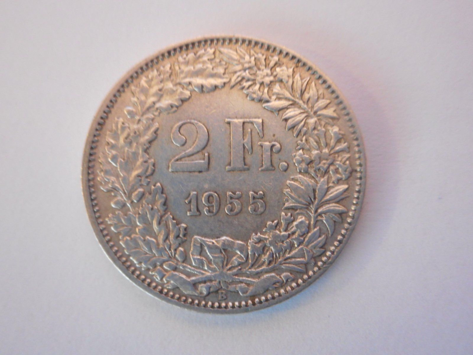 Tutti le monete: 2 Fr. 1955 silber – Usato da Kriegstetten venduto da pizlad2010 1