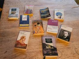 10 livres Verne, Baudelaire, Sartre Camus, Exupery, Rousseau
