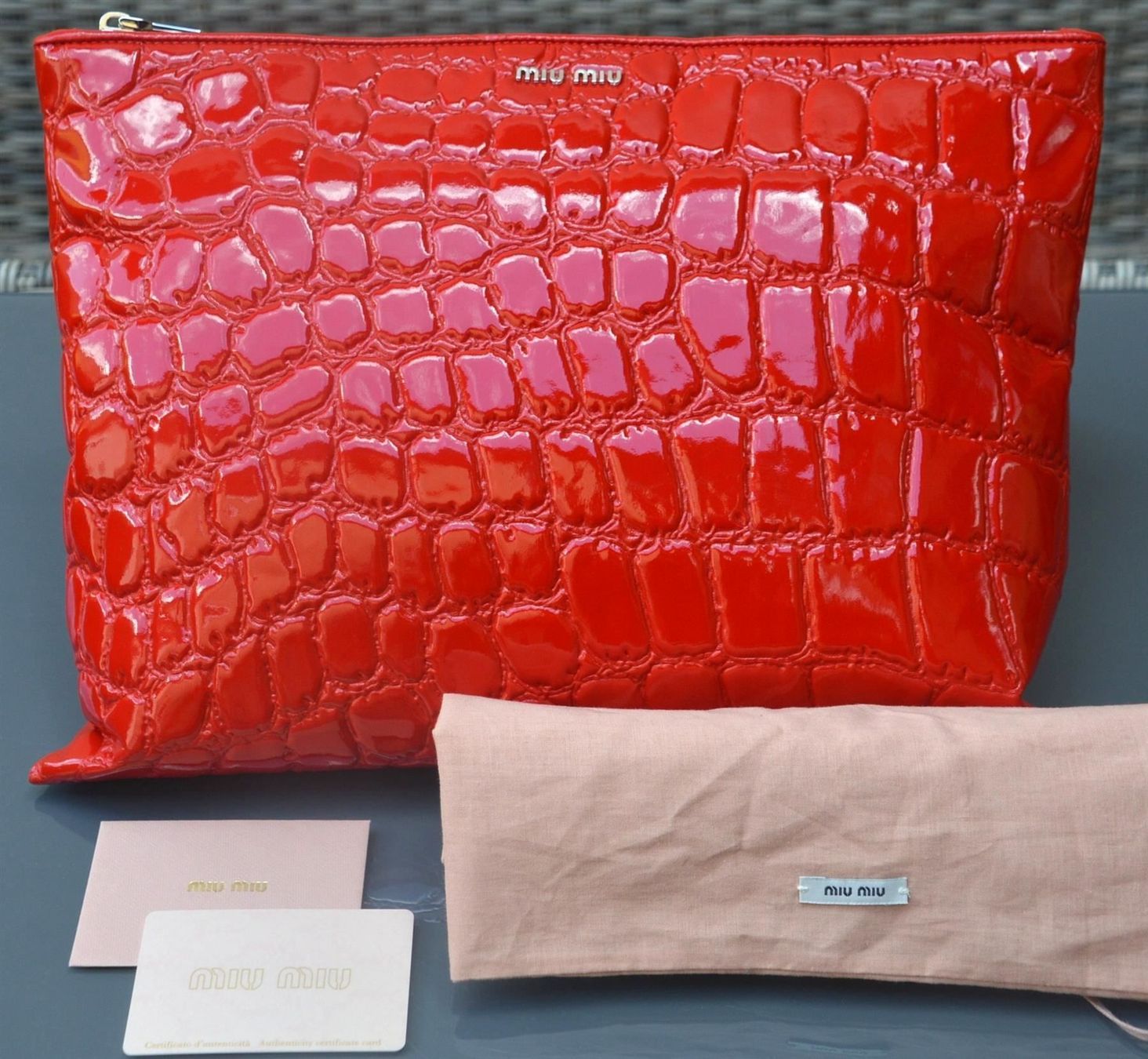Miu Miu Taschen für Damen: Tasche / grande pochette Miu Miu – Gebraucht aus Collonges von Auganien 1