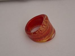 Murano Ring Rot Golden