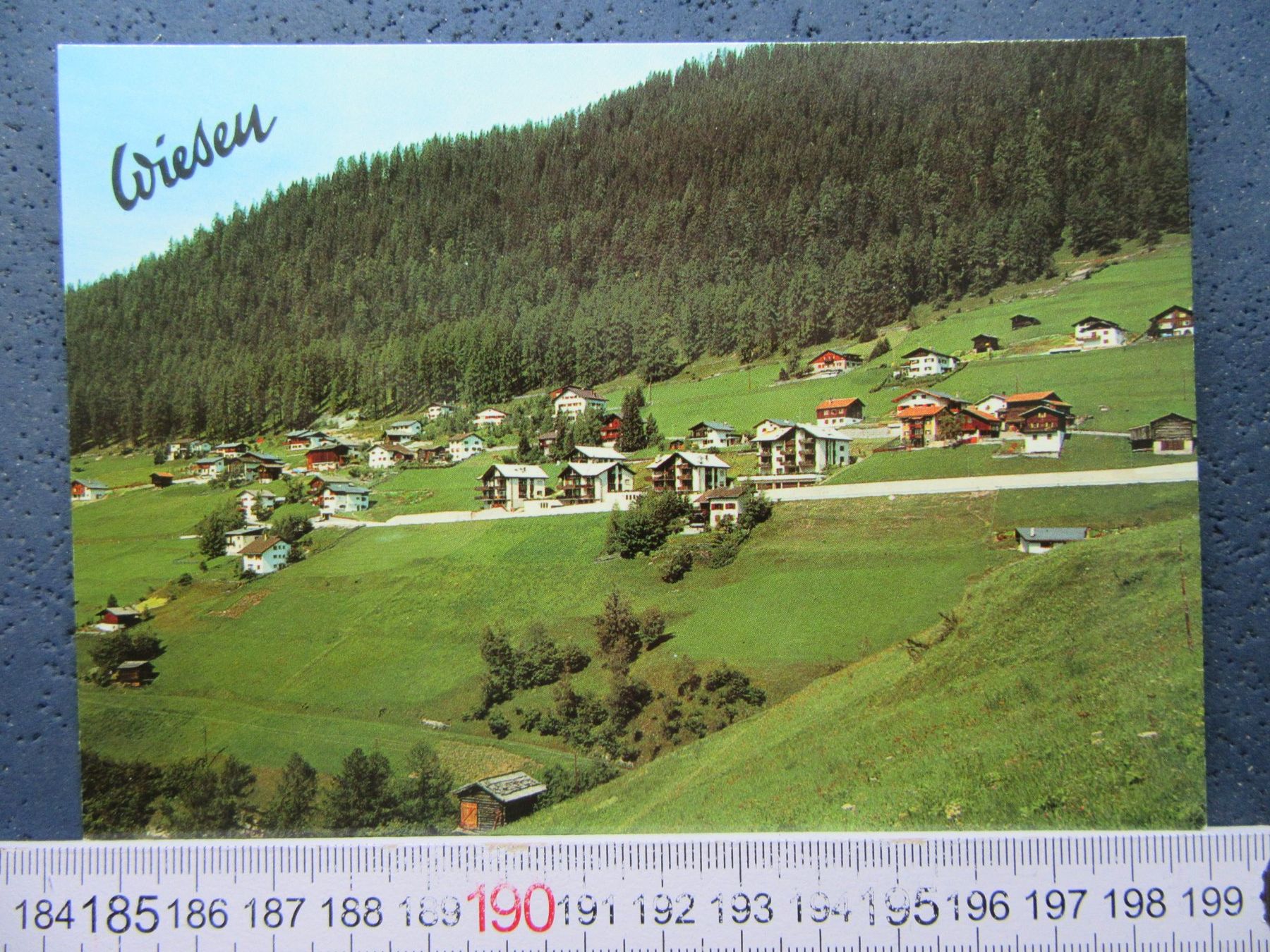 Cartoline postali: WIESEN GR AK – Usato da Ettingen venduto da Hausi4711