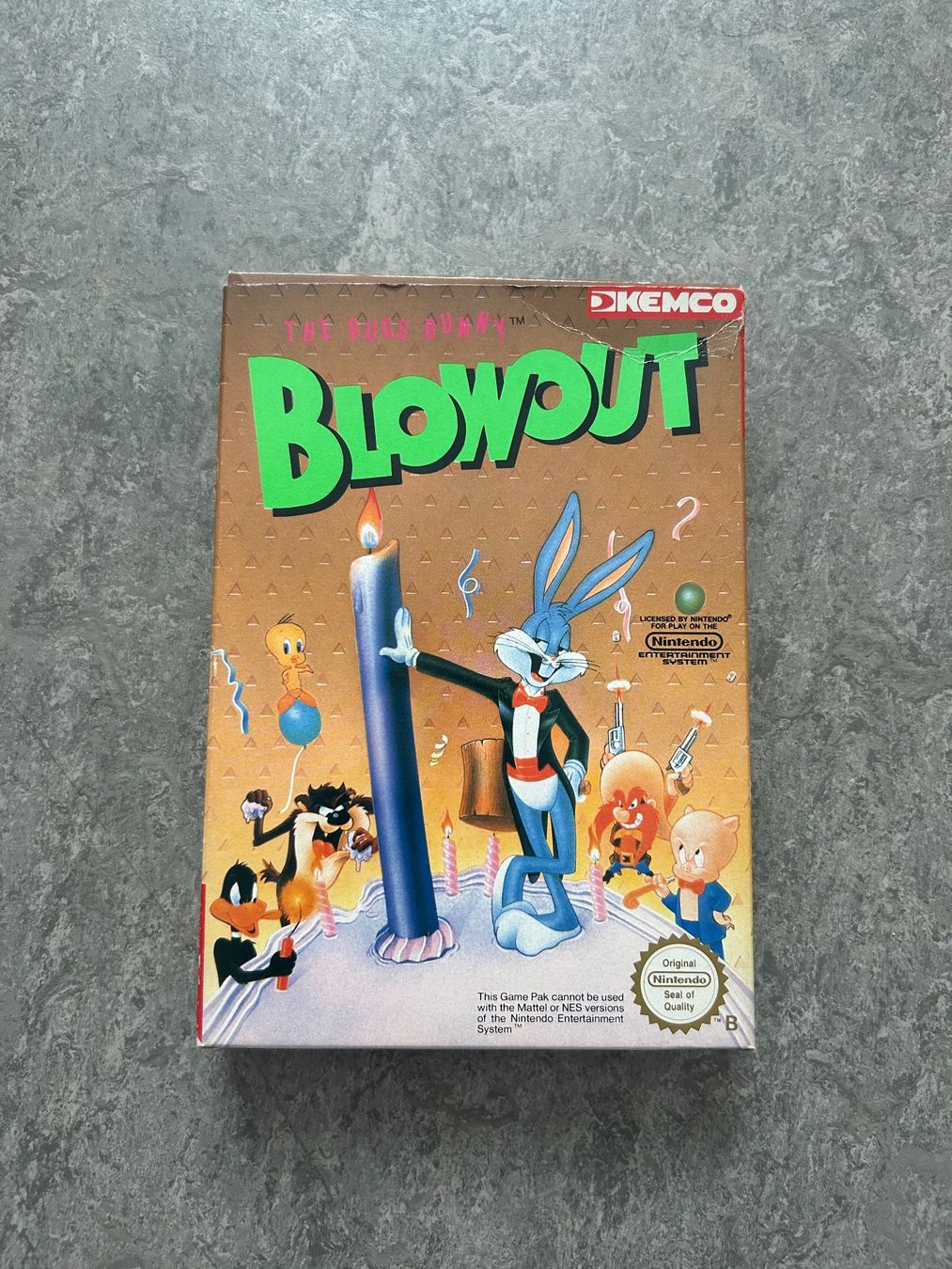 Nintendo Giochi: The Bugs Bunny Blowout NES CIB – Usato da St. Gallen venduto da bubblybee 1