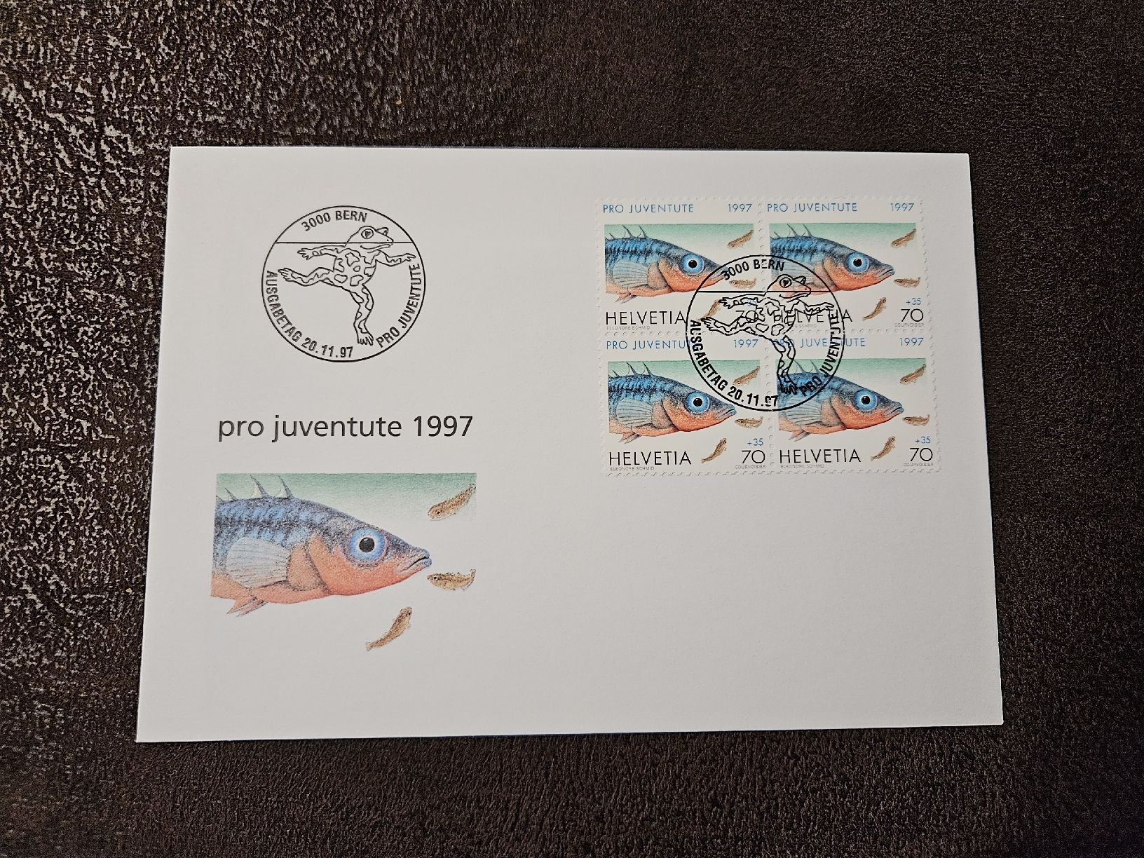 Tutti i francobolli: Pro Juventute 20.11.1997 – Nuovo e nell'imballaggio originale da Chur venduto da Kohla1980 3
