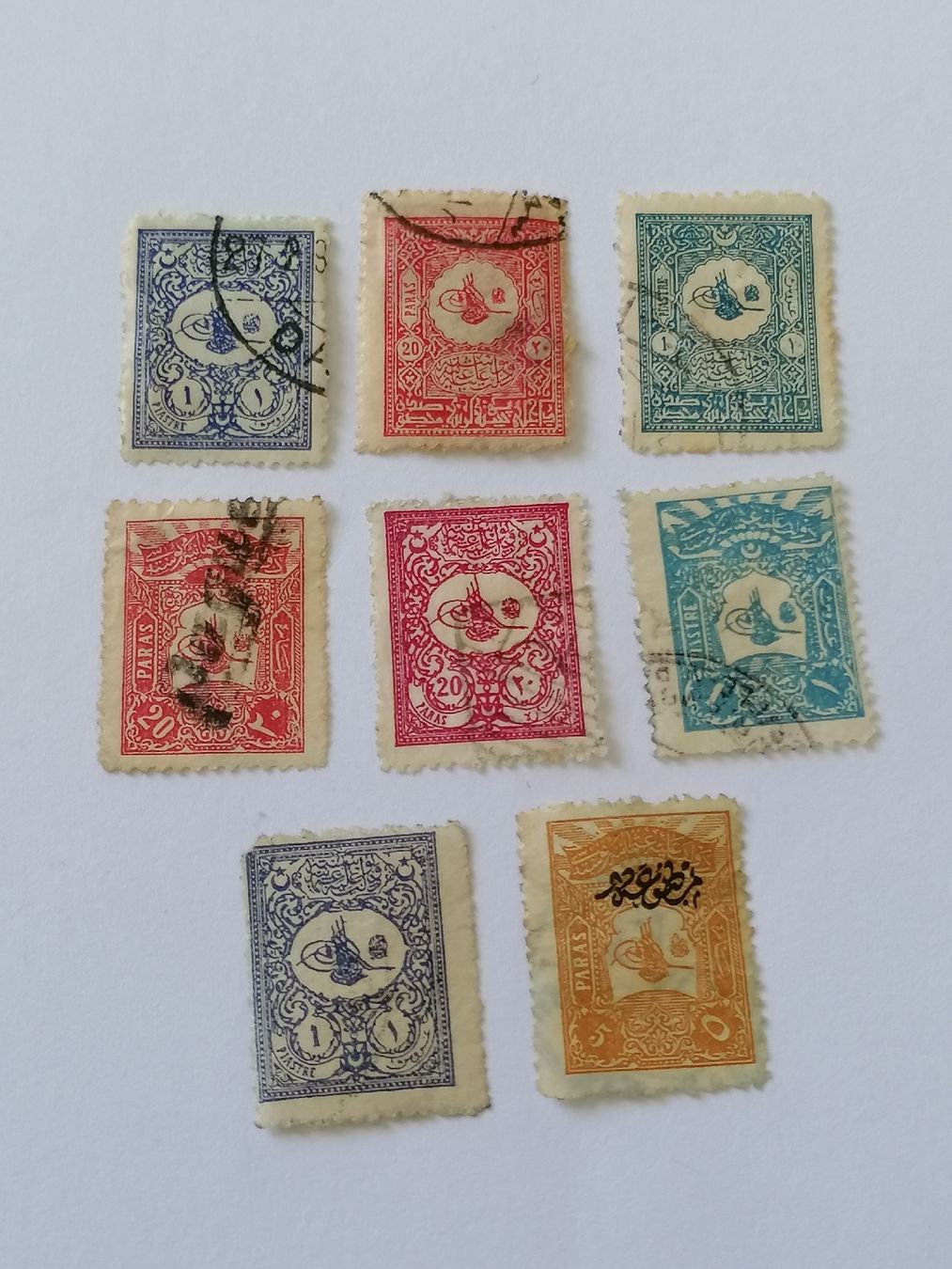 Tutti i francobolli: 8mal Osmanisches Reich um 1900 – Usato da Happerswil venduto da tschergi