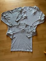 2 Langarmpullis in Gr. 38/40M (weiss gestreift ist verkauft)