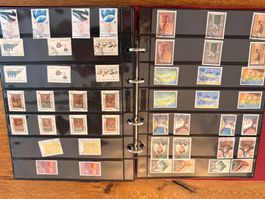 Briefmarken Liechtenstein 1987-1997, 11 Seiten, 856-1106
