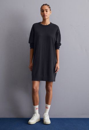 Marc O'Polo Strickkleid, Gr. S, dunkelblau, top Zustand