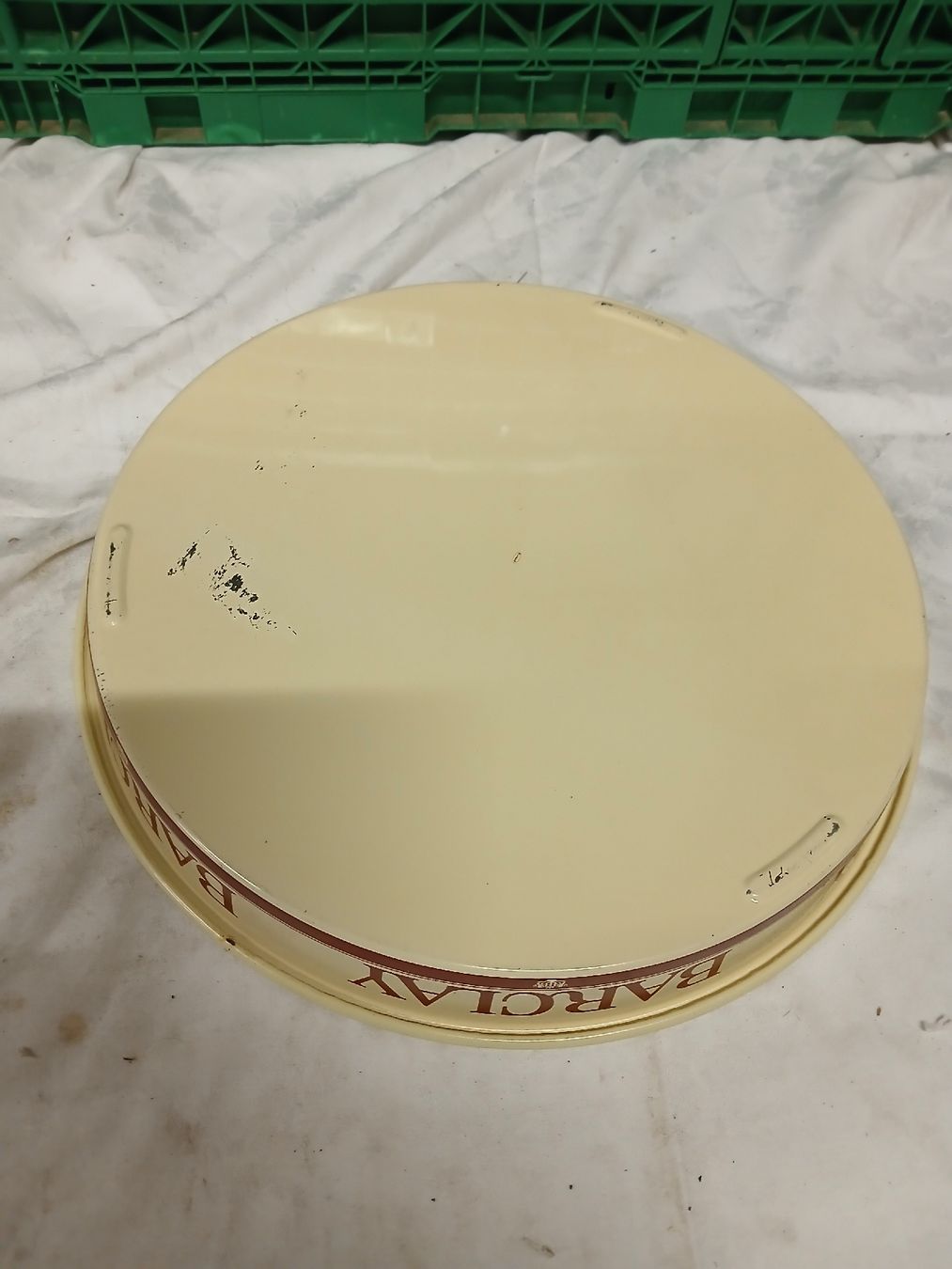Sottobicchieri: Barclay Serviertablett rund beige ca 38 cm Durchmesser – Usato da Belp venduto da Guadalupe84 1