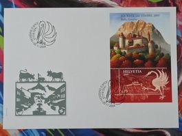 CL27 Enveloppe + Timbre Suisse 2009