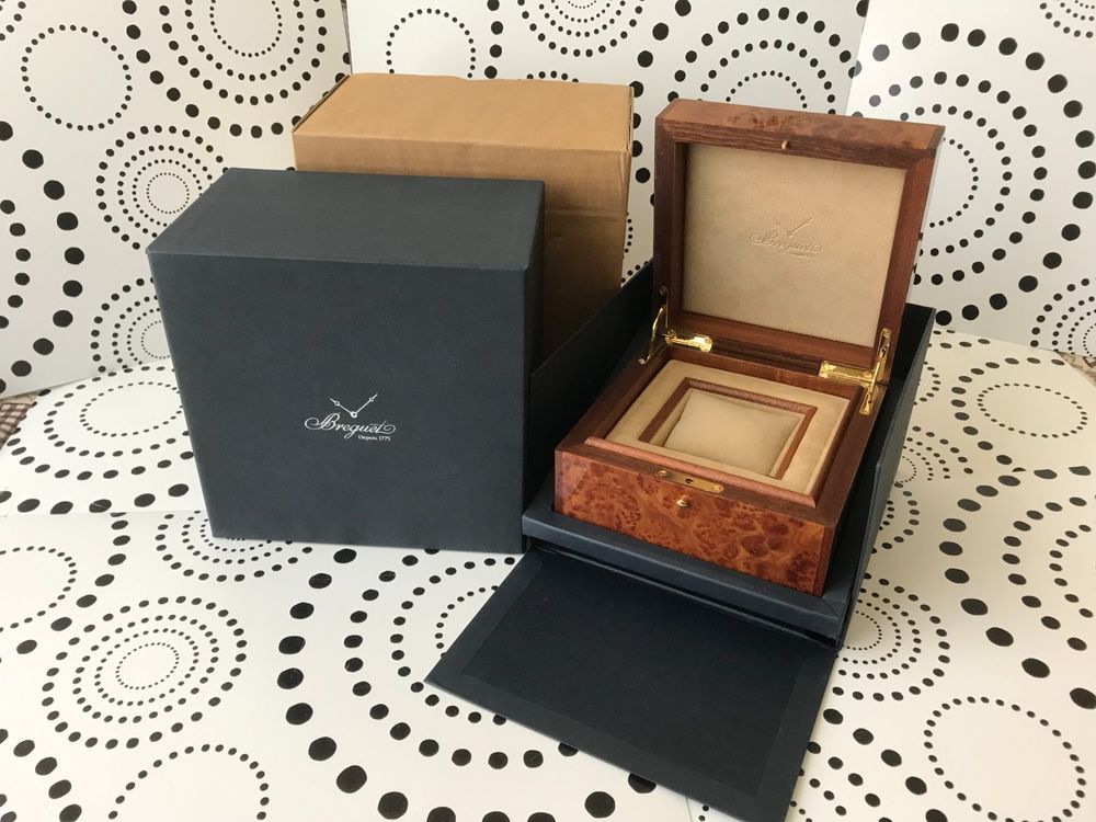 BREGUET ORIGINAL WATCH BOX ECRIN SCHACHTEL WOOD NEW