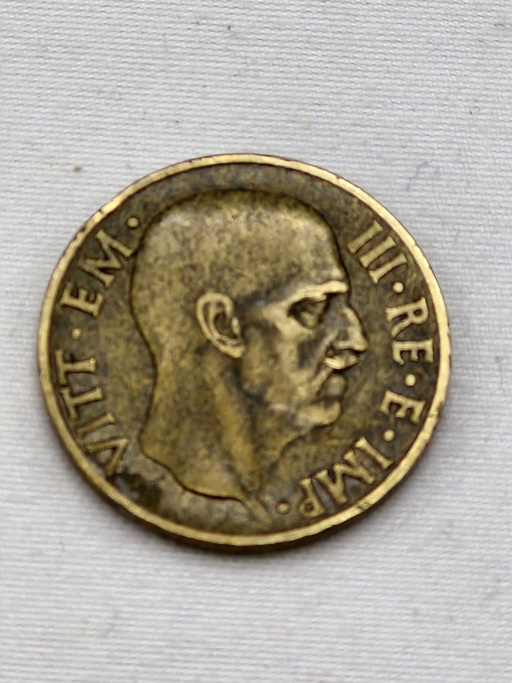 Alle Münzen: ROYAUME D'ITALIE / 5 C / 1939 – Gebraucht aus Bulle von italicum 1