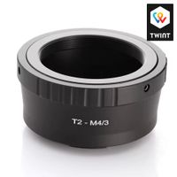 Adaptateur d'objectif  T2 T vers Micro quatre tiers 4/3 M43