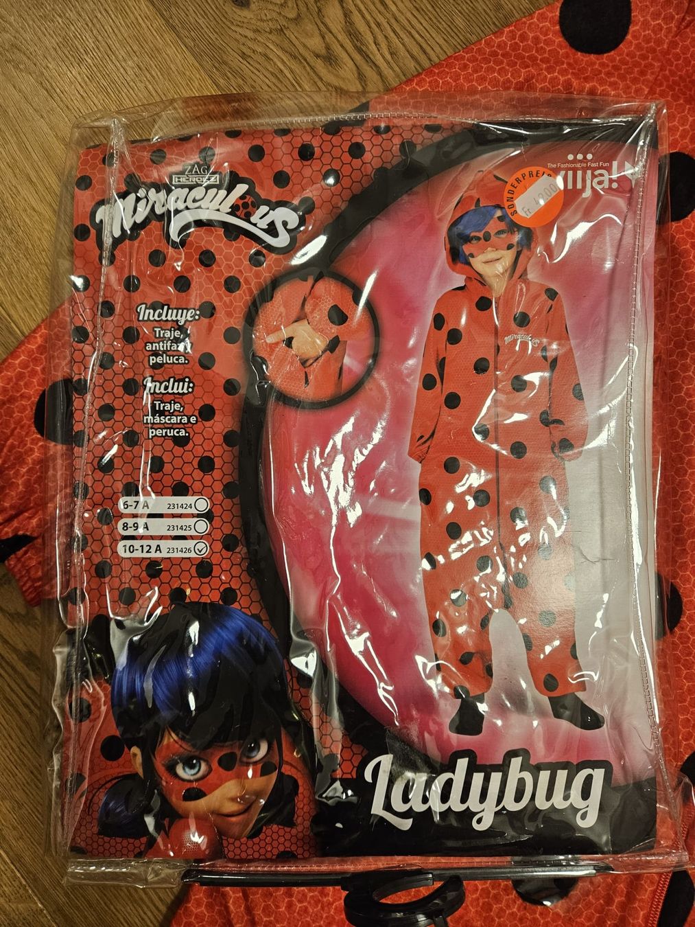 Costumi: Ladybug Kostüm / Overall Gr. 146 – Nuovo (secondo la descrizione) da Fulenbach venduto da Matte3 2