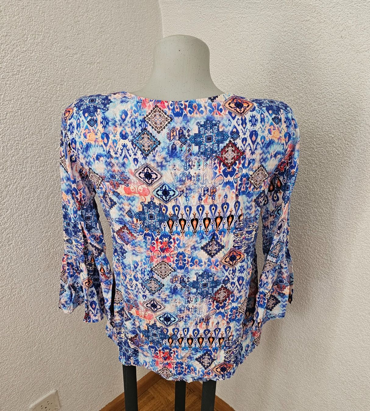 Blusen: Bluse Shirt von Multiblu gemustert Gr. 36 – Gebraucht aus Füllinsdorf von Sunnebliemli7 3