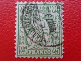 1879: Nr.40 sauberer entwertet: CHAUX-DE-FONDS NE